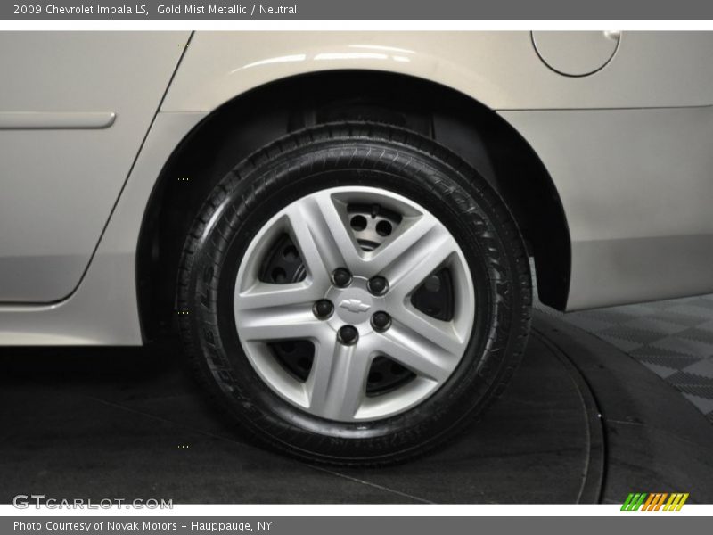 Gold Mist Metallic / Neutral 2009 Chevrolet Impala LS