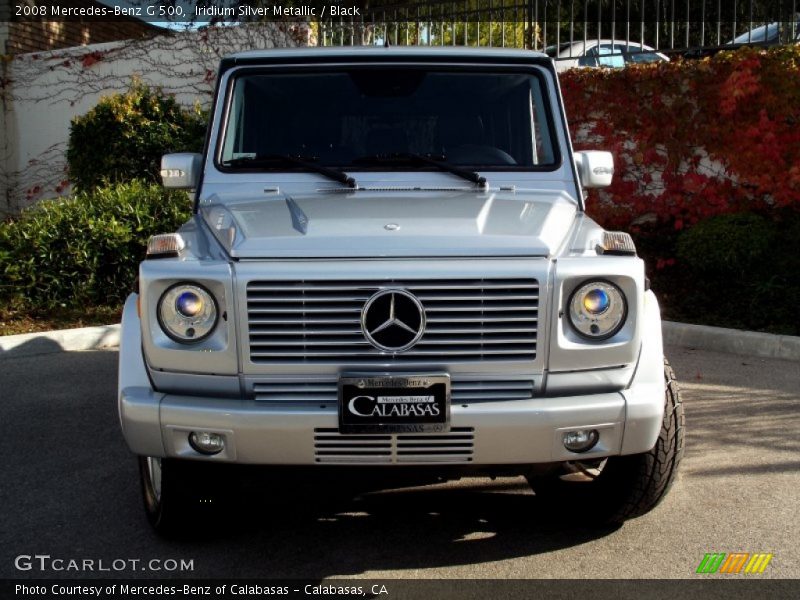 Iridium Silver Metallic / Black 2008 Mercedes-Benz G 500