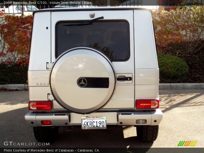 Iridium Silver Metallic / Black 2008 Mercedes-Benz G 500