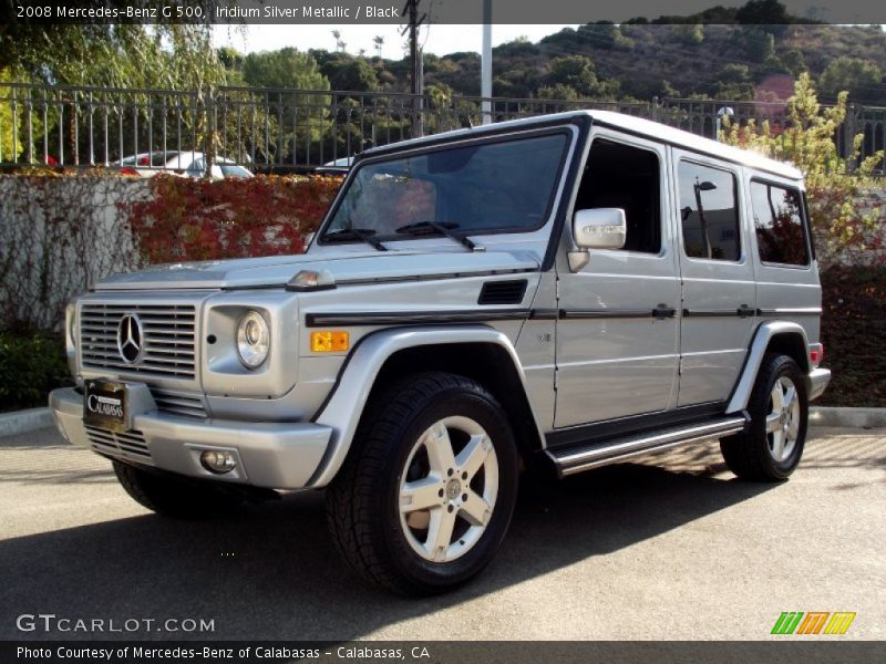 Iridium Silver Metallic / Black 2008 Mercedes-Benz G 500