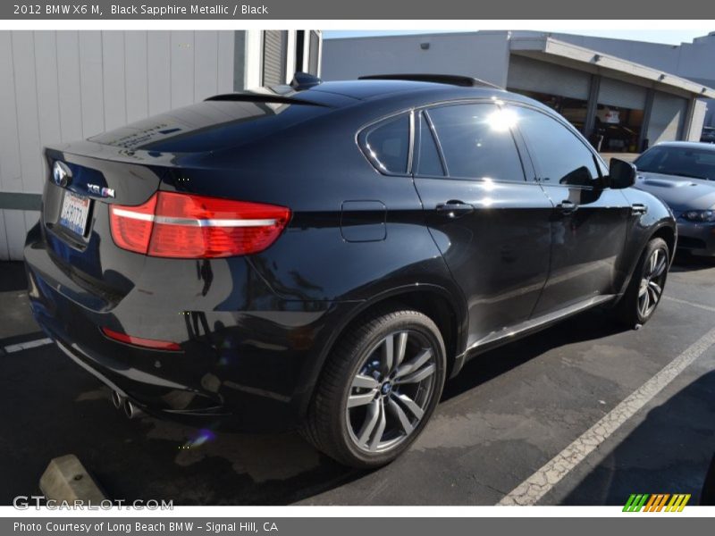 Black Sapphire Metallic / Black 2012 BMW X6 M