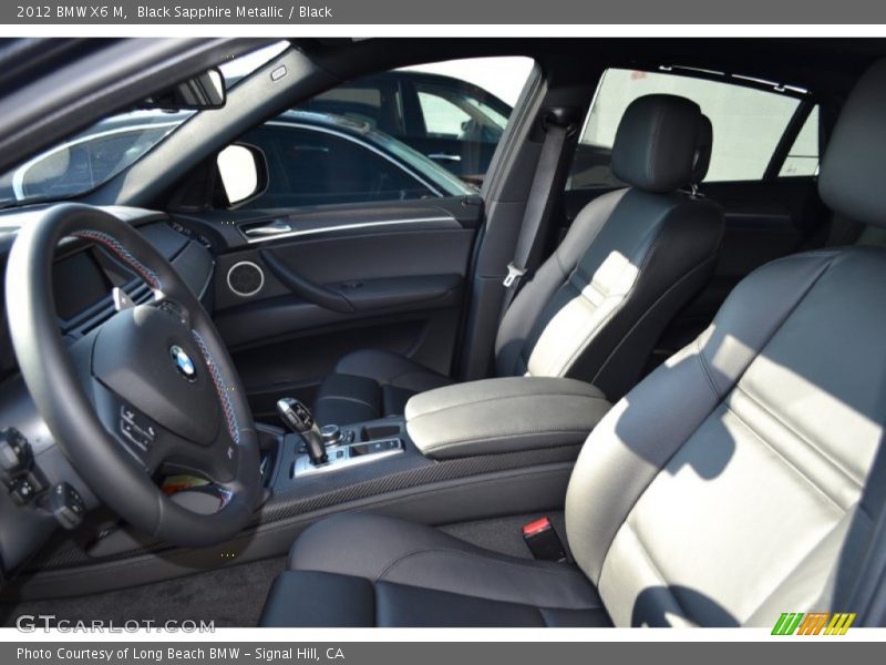  2012 X6 M  Black Interior
