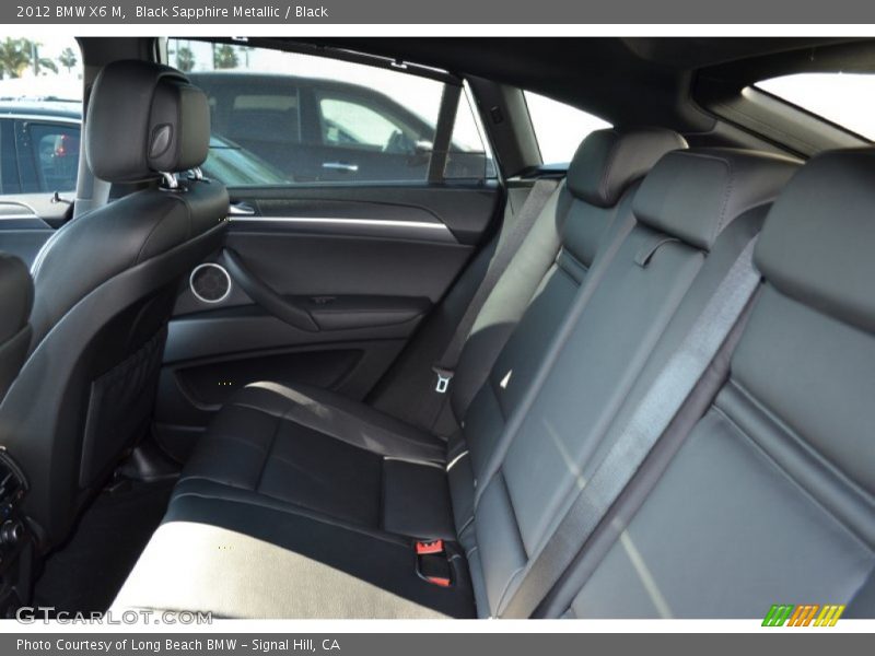  2012 X6 M  Black Interior