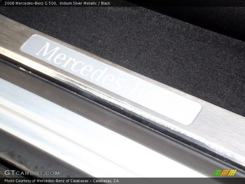 Iridium Silver Metallic / Black 2008 Mercedes-Benz G 500