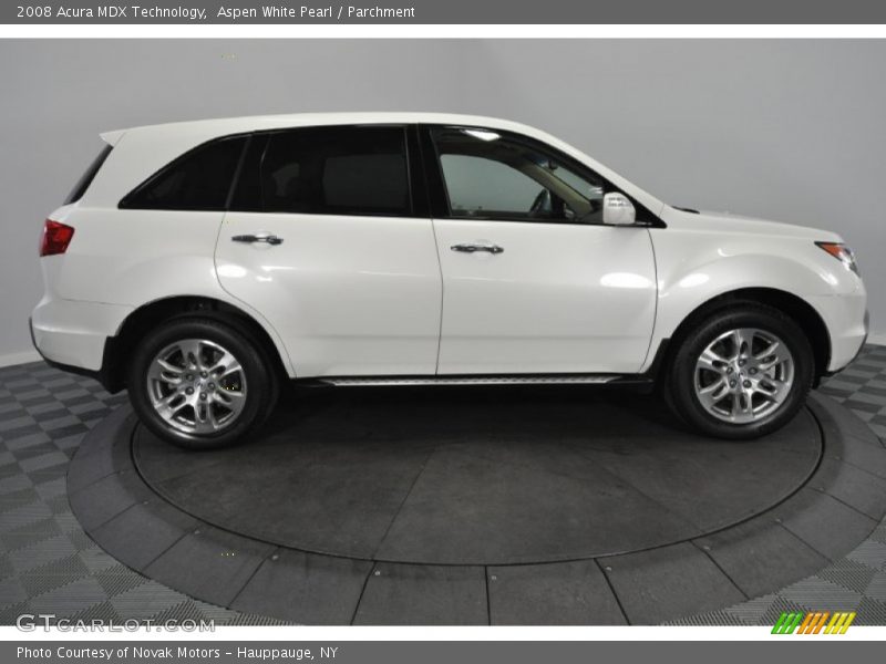 Aspen White Pearl / Parchment 2008 Acura MDX Technology