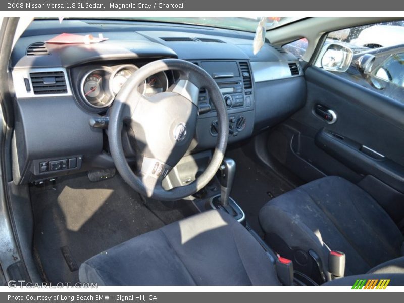 Magnetic Gray / Charcoal 2008 Nissan Versa 1.8 SL Sedan