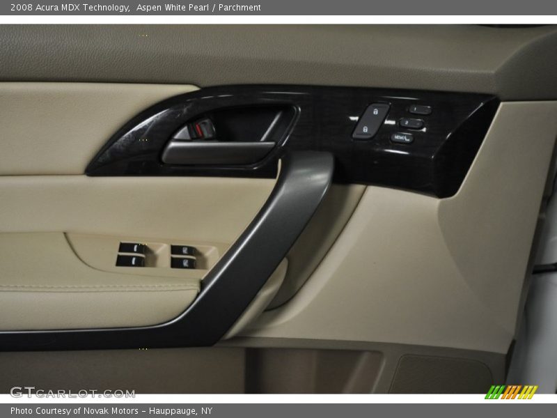 Aspen White Pearl / Parchment 2008 Acura MDX Technology