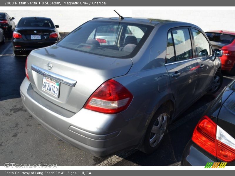 Magnetic Gray / Charcoal 2008 Nissan Versa 1.8 SL Sedan
