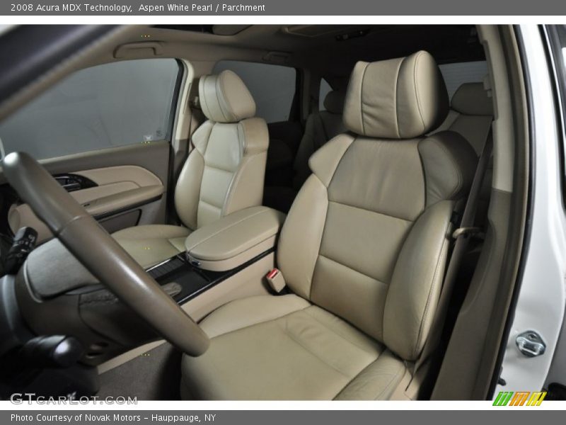 Aspen White Pearl / Parchment 2008 Acura MDX Technology