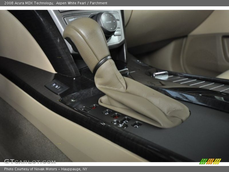 Aspen White Pearl / Parchment 2008 Acura MDX Technology