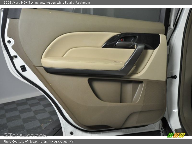 Aspen White Pearl / Parchment 2008 Acura MDX Technology