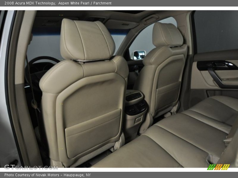 Aspen White Pearl / Parchment 2008 Acura MDX Technology