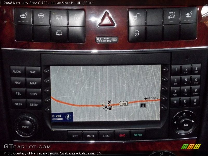 Navigation of 2008 G 500