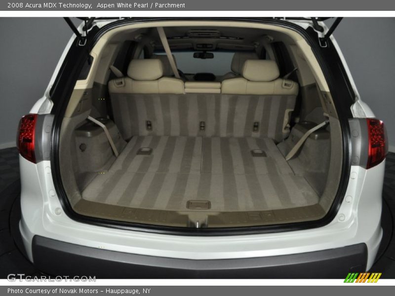 Aspen White Pearl / Parchment 2008 Acura MDX Technology