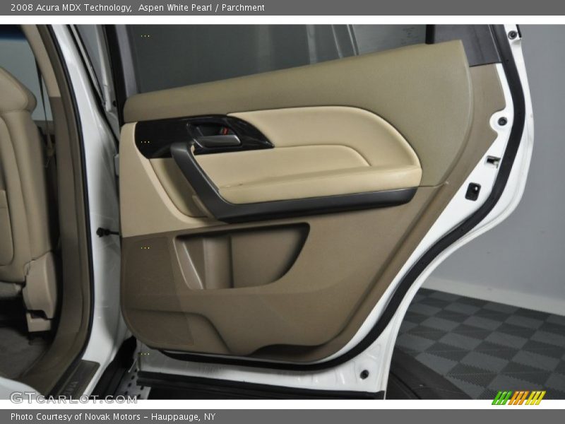 Aspen White Pearl / Parchment 2008 Acura MDX Technology