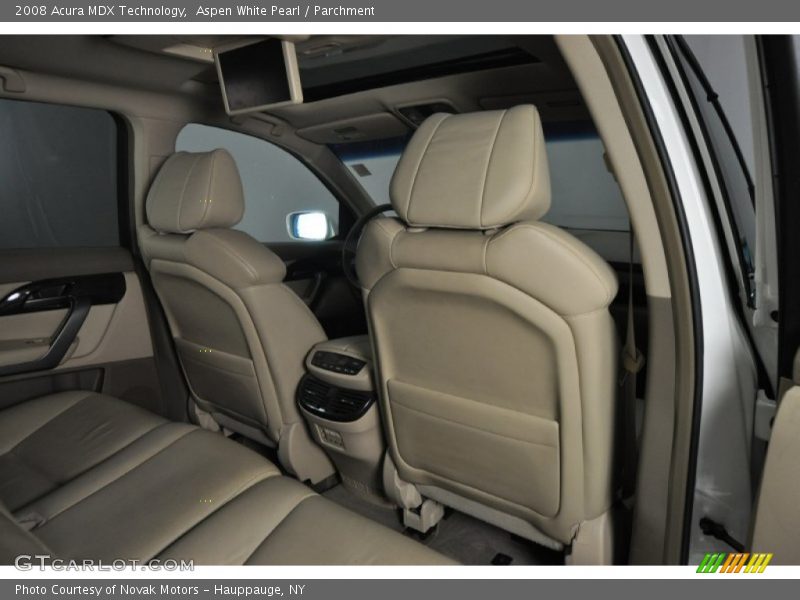 Aspen White Pearl / Parchment 2008 Acura MDX Technology