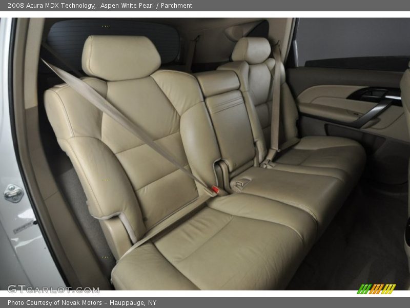 Aspen White Pearl / Parchment 2008 Acura MDX Technology