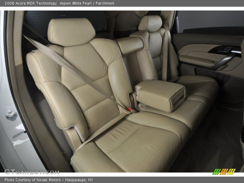 Aspen White Pearl / Parchment 2008 Acura MDX Technology
