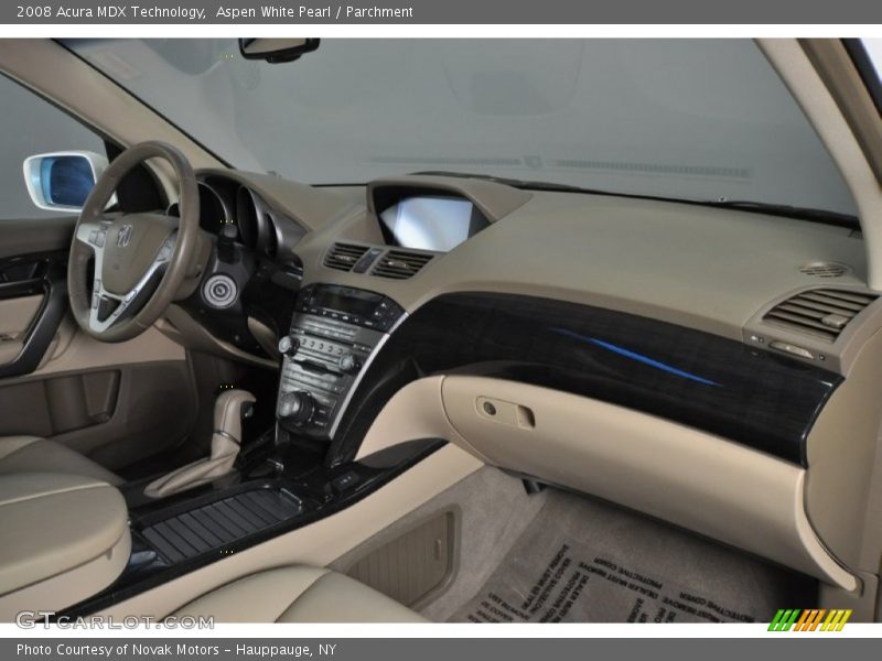 Aspen White Pearl / Parchment 2008 Acura MDX Technology