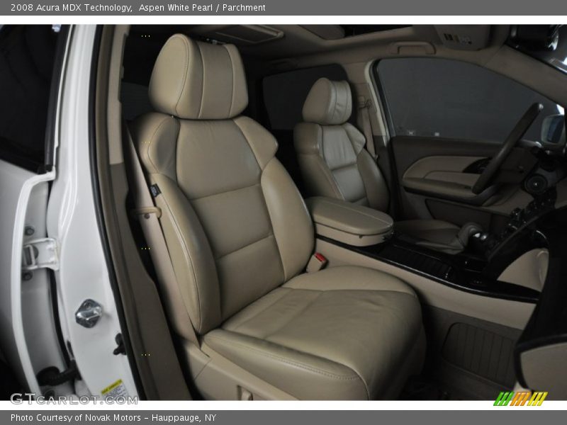 Aspen White Pearl / Parchment 2008 Acura MDX Technology