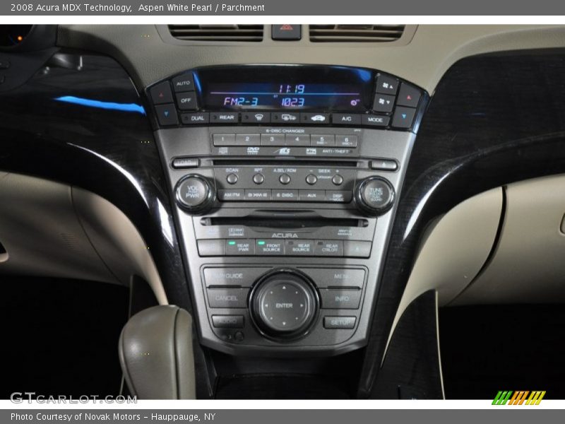 Aspen White Pearl / Parchment 2008 Acura MDX Technology