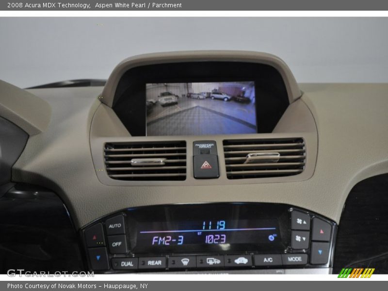 Aspen White Pearl / Parchment 2008 Acura MDX Technology
