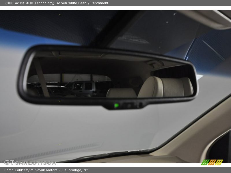 Aspen White Pearl / Parchment 2008 Acura MDX Technology