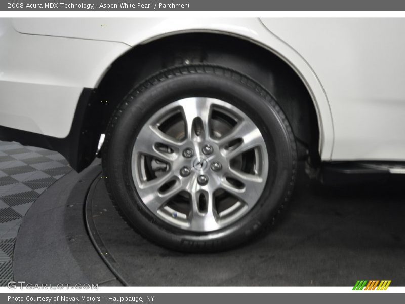 Aspen White Pearl / Parchment 2008 Acura MDX Technology