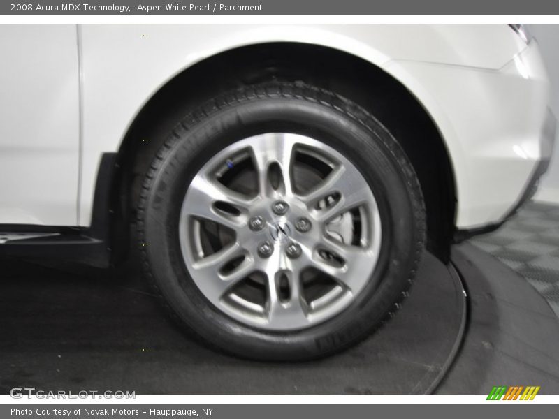 Aspen White Pearl / Parchment 2008 Acura MDX Technology