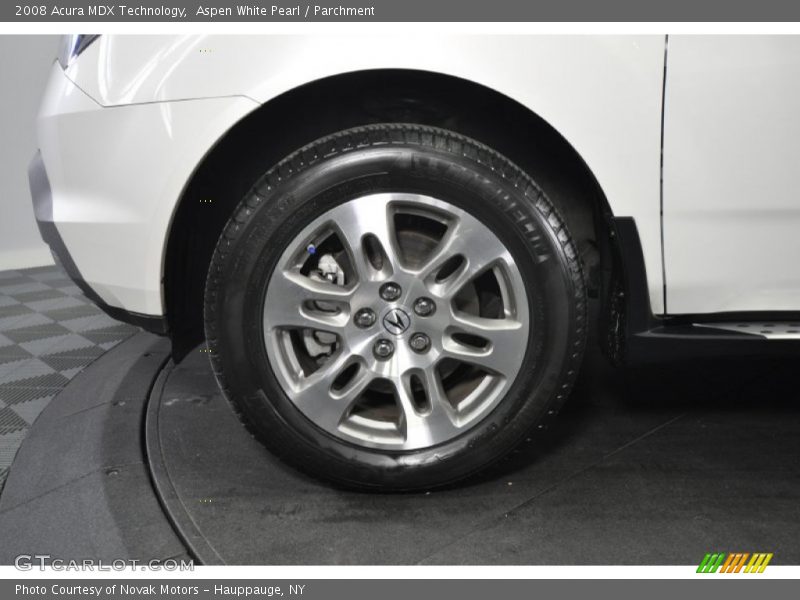Aspen White Pearl / Parchment 2008 Acura MDX Technology