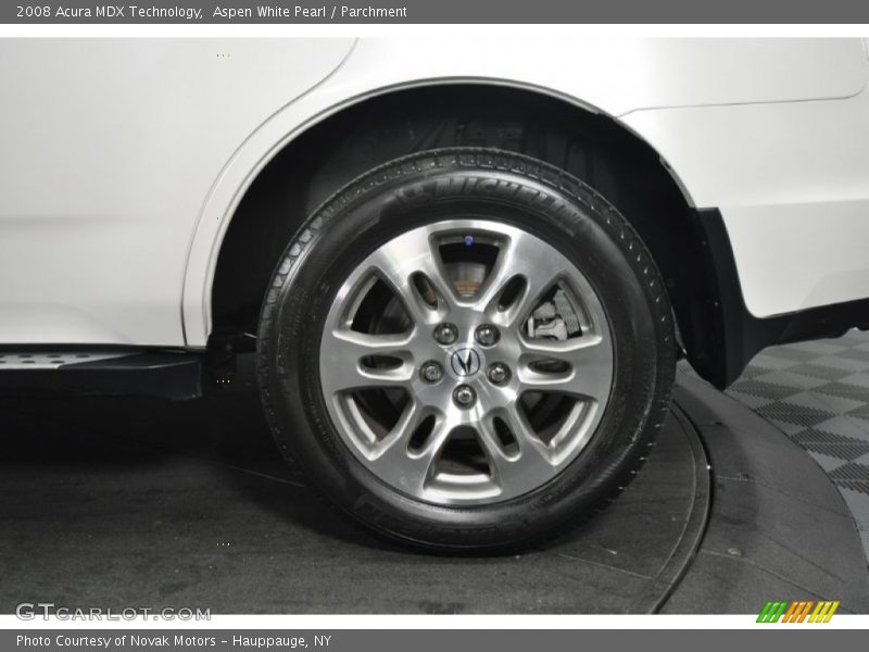 Aspen White Pearl / Parchment 2008 Acura MDX Technology