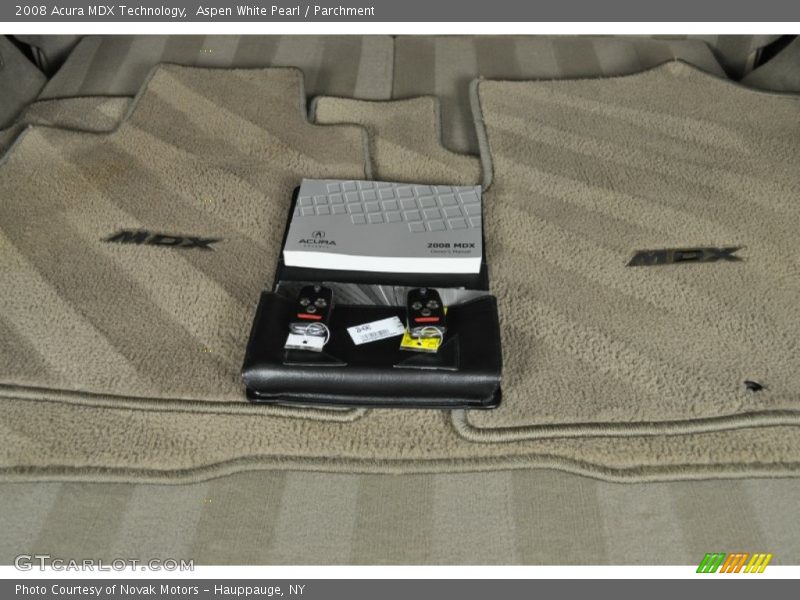 Aspen White Pearl / Parchment 2008 Acura MDX Technology