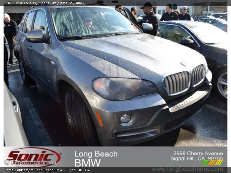 Space Grey Metallic / Black 2007 BMW X5 4.8i