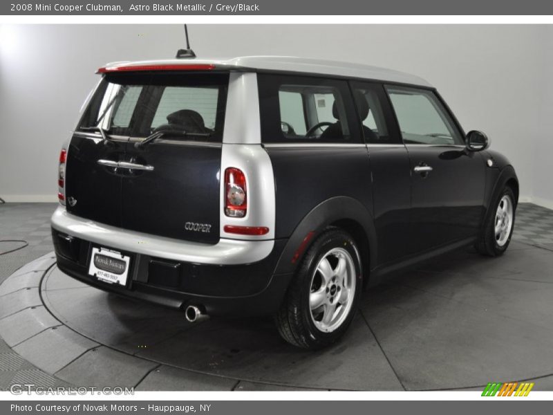 Astro Black Metallic / Grey/Black 2008 Mini Cooper Clubman