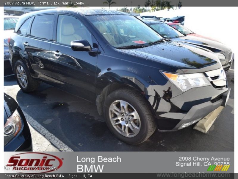 Formal Black Pearl / Ebony 2007 Acura MDX