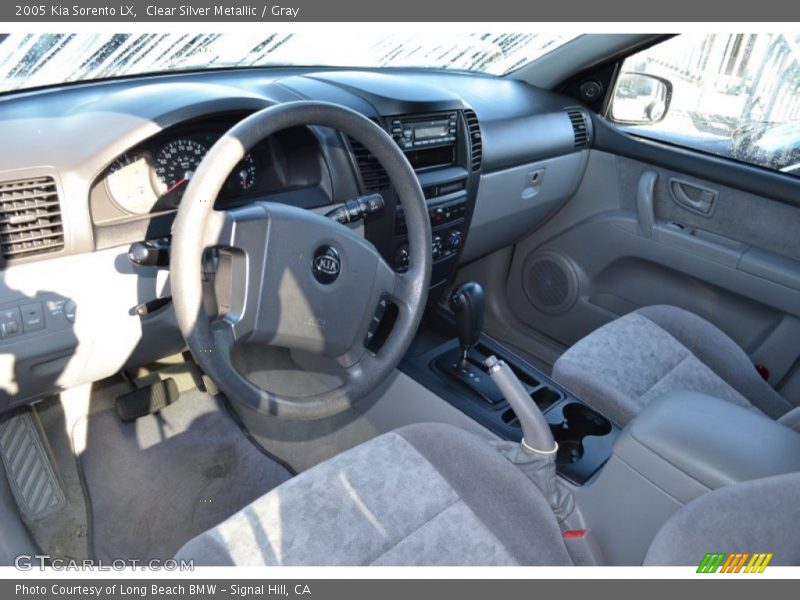 Clear Silver Metallic / Gray 2005 Kia Sorento LX
