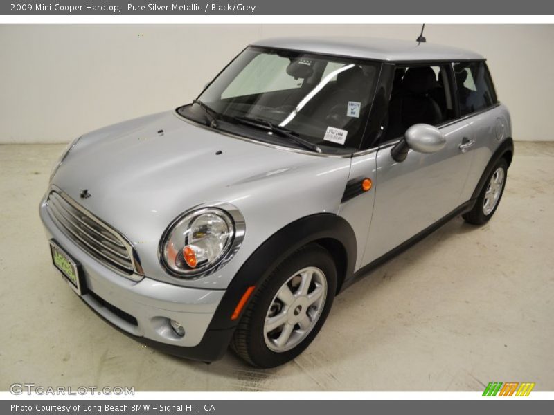 Pure Silver Metallic / Black/Grey 2009 Mini Cooper Hardtop
