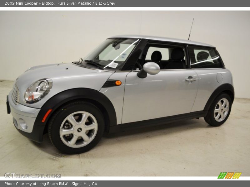 Pure Silver Metallic / Black/Grey 2009 Mini Cooper Hardtop