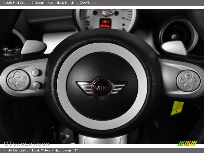 Astro Black Metallic / Grey/Black 2008 Mini Cooper Clubman