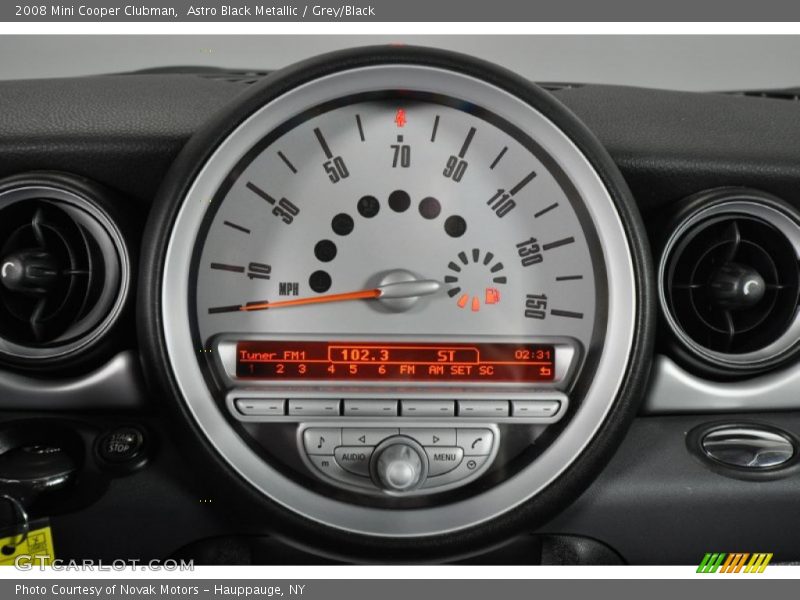 Astro Black Metallic / Grey/Black 2008 Mini Cooper Clubman