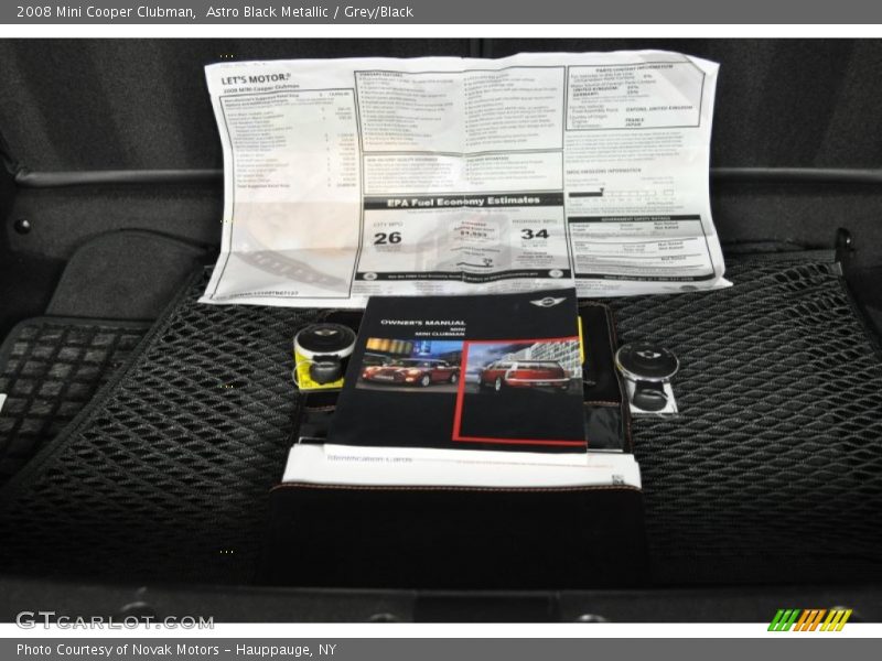 Astro Black Metallic / Grey/Black 2008 Mini Cooper Clubman