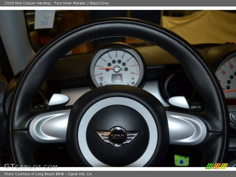 Pure Silver Metallic / Black/Grey 2009 Mini Cooper Hardtop