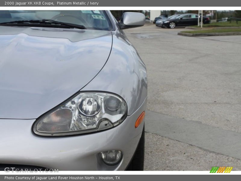 Platinum Metallic / Ivory 2000 Jaguar XK XK8 Coupe