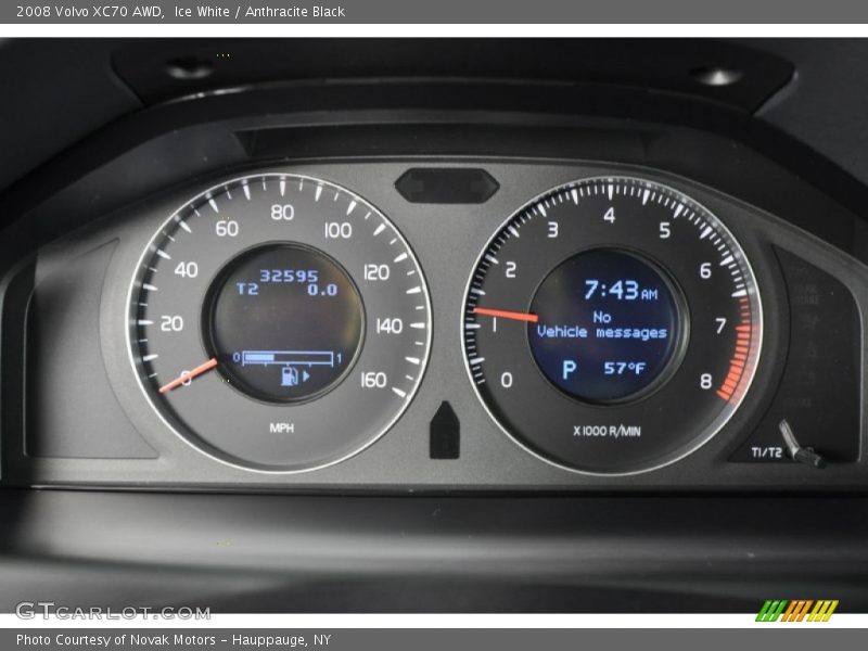 Ice White / Anthracite Black 2008 Volvo XC70 AWD
