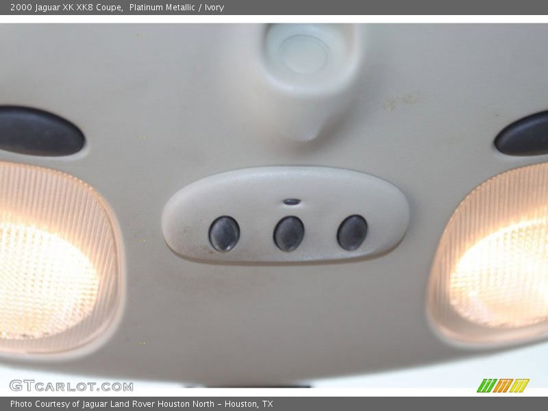 Platinum Metallic / Ivory 2000 Jaguar XK XK8 Coupe