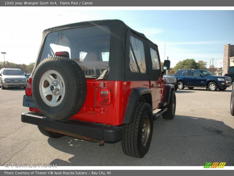 Flame Red / Camel 1999 Jeep Wrangler Sport 4x4