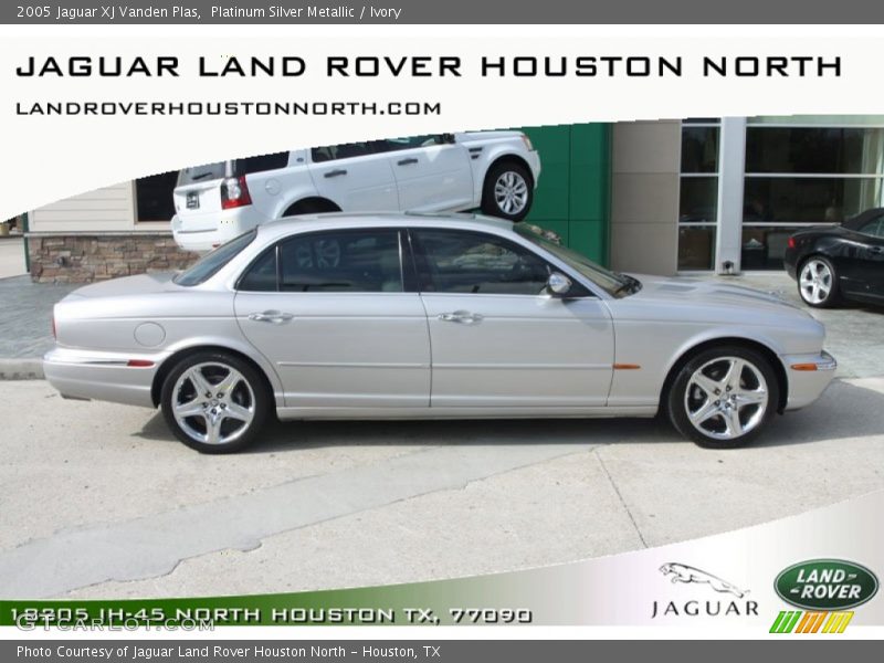 Platinum Silver Metallic / Ivory 2005 Jaguar XJ Vanden Plas