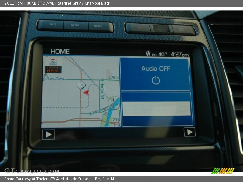 Navigation of 2011 Taurus SHO AWD