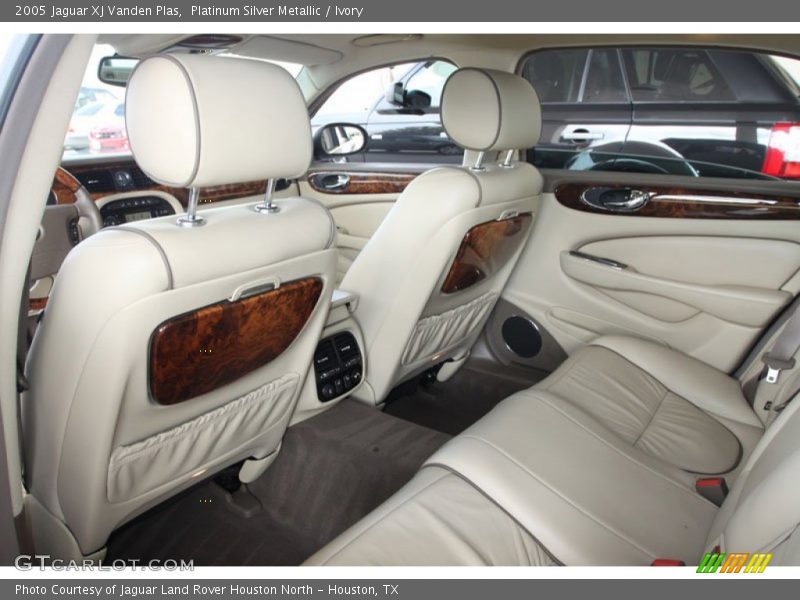Platinum Silver Metallic / Ivory 2005 Jaguar XJ Vanden Plas