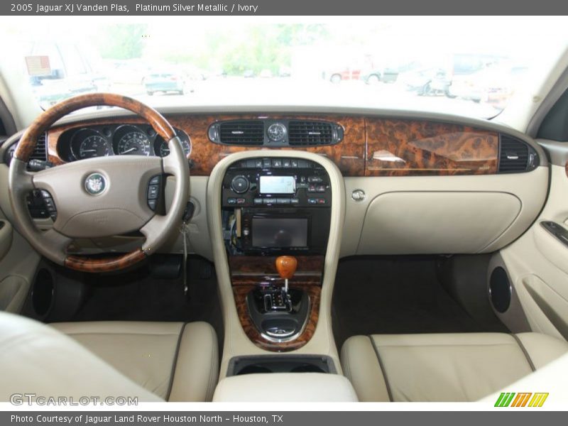 Platinum Silver Metallic / Ivory 2005 Jaguar XJ Vanden Plas